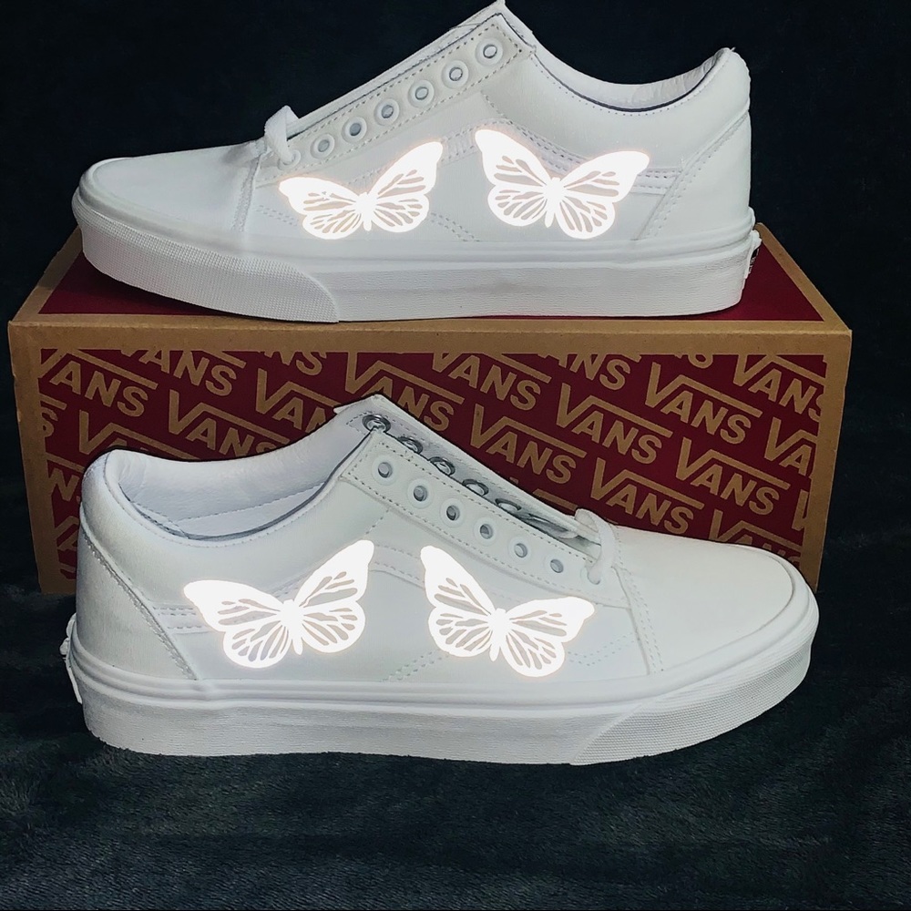 Reflective butterfly old school vans - Picture 4 of 5